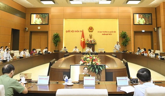 會議現場。（圖源：Quochoi.vn）