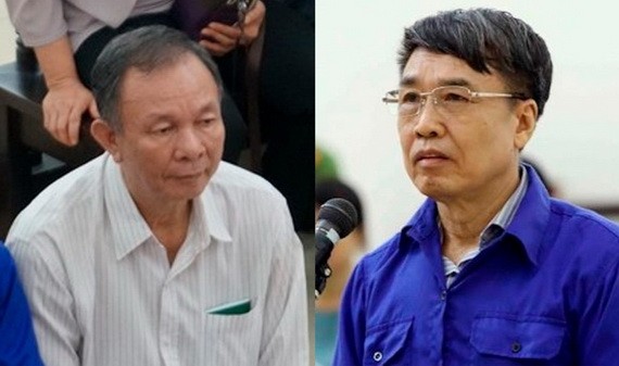 阮輝班（左圖）與黎白紅（右圖）。（圖源：VTC）