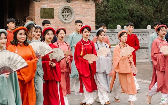 越南傳統服飾。