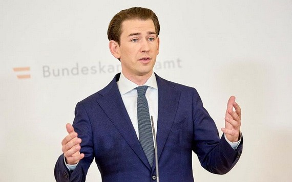 奧地利總理庫爾茨9日晚宣佈辭職，並提名現任外長沙倫貝格接任總理職務。（圖源：新華社）