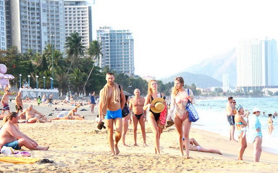芽莊海灘一景。（示意圖源：慶和報）