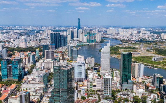 從高處俯瞰的胡志明市一景。（圖源：T.Đ.H）