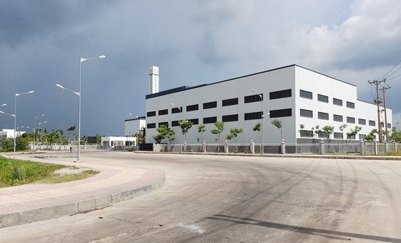 芹苴垃圾焚燒發電廠。（圖源：江藍）