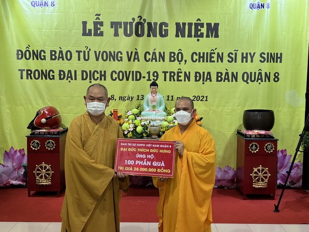 第八郡佛教會隆重舉辦超度法事 ảnh 1