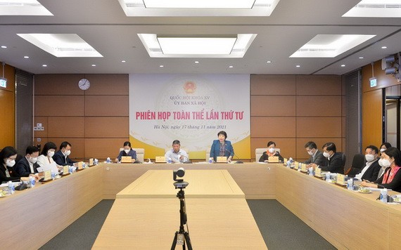 會議現場。（圖源：Quochoi.vn）