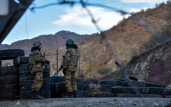 亞美尼亞國防部發表聲明稱，在俄方調解下，亞阿雙方達成協議，自16日18時30分起停火。（示意圖源：AFP）