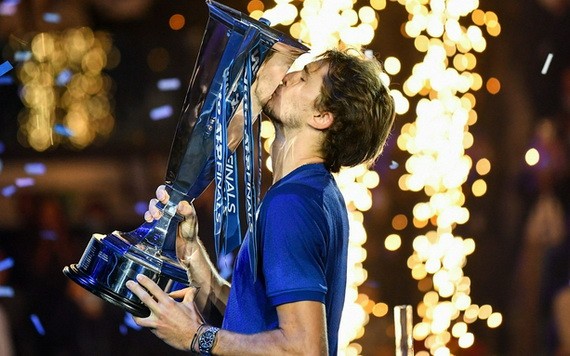 小茲維列夫第二次奪得男單冠軍。（圖源：互聯網）