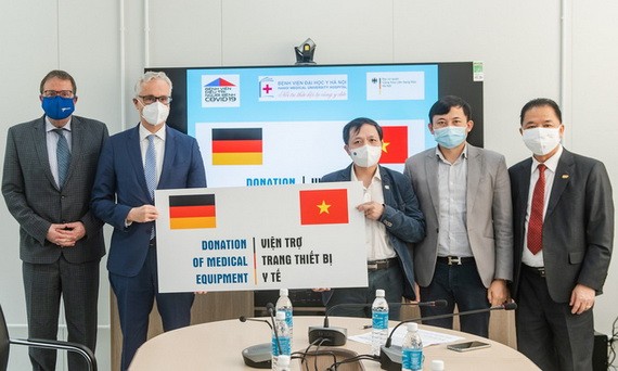 德國援助防疫醫療物資