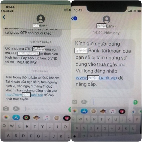 騙局冒充銀行名義發送短訊行騙。（圖源：志石）
