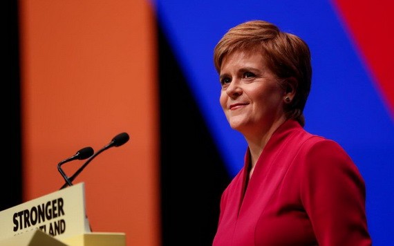 英國蘇格蘭政府首席大臣妮古拉‧斯特金。（圖源：互聯網）