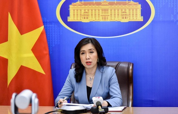外交部發言人黎氏秋姮。（圖：紅阮）