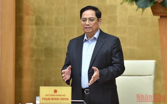 政府總理范明政在會議上發表指導意見。（圖：人民報）