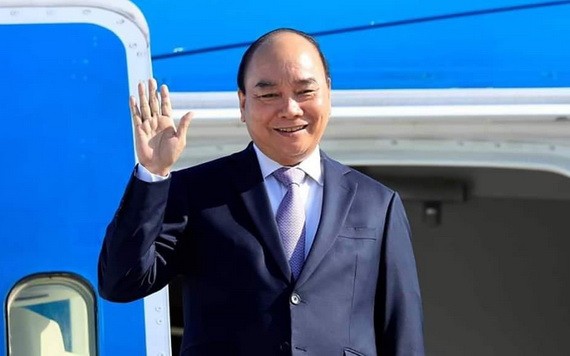 國家主席阮春福於本月21至22日對柬埔寨王國進行國事訪問。（圖：越通社）