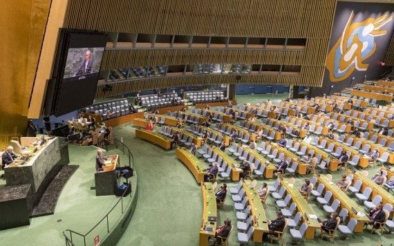 聯大通過明年度聯合國常規預算。（圖：互聯網）