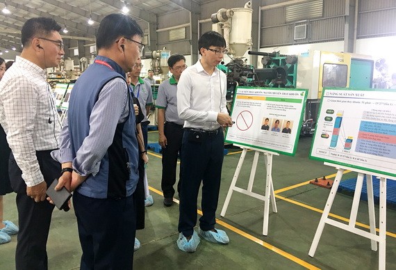 三星專家代表團對我國企業的配套工業商品供應能力進行評估。