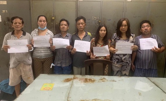 被抓獲的偷竊團夥。（圖：警方提供）