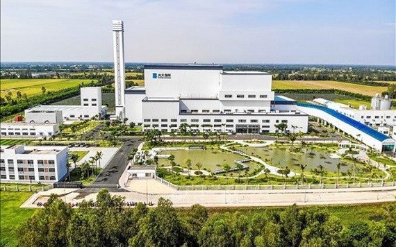 圖為芹苴垃圾焚燒發電廠一隅。（示意圖：秋莊）