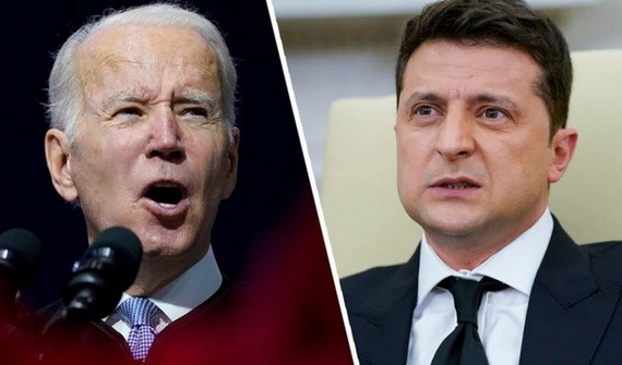 當地時間2日，美國總統拜登和烏克蘭總統澤連斯基進行了電話會談。（示意圖：互聯網）