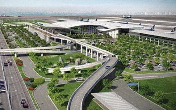 隆城機場配景圖。（圖：互聯網）