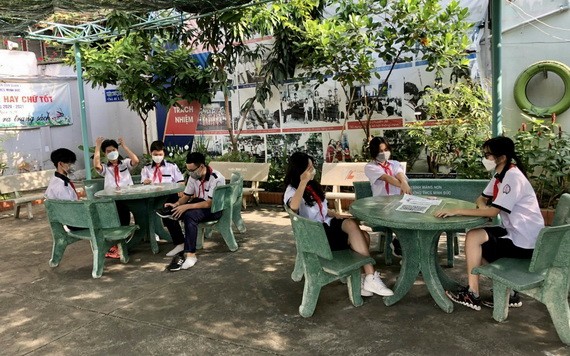 學校裡的“綠色”環境有助學生溫習功課和減輕學習壓力。