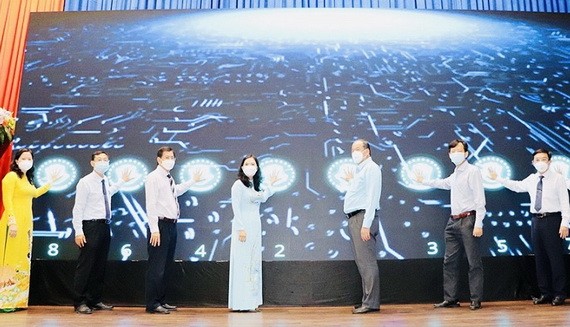 東川市智能監察和調度中心落成儀式。（圖：安江報）