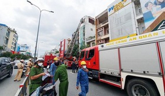 在新平郡共和街租房發生的火警。