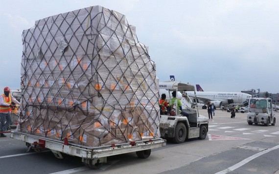 柬埔寨航空貨運量大幅增長。（示意圖：互聯網）