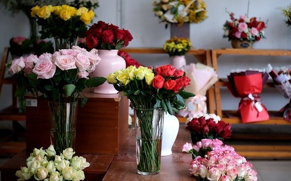 情人節前大勒玫瑰漲價。（圖：互聯網）