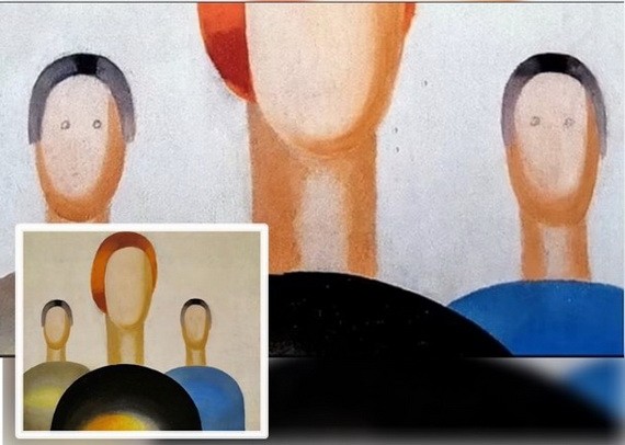 保安擅自為無臉人加眼睛致名畫被毀