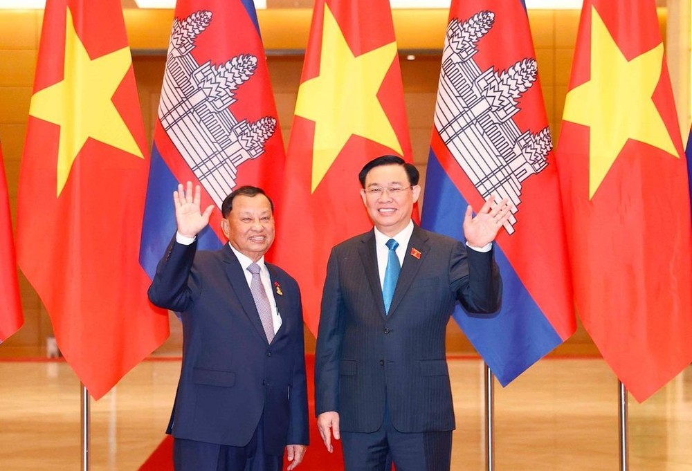 國會主席接見柬埔寨參議院議長