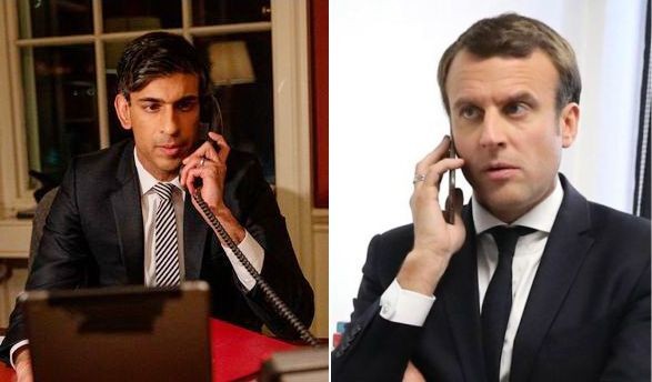 英國新任首相蘇納克28日首次與法國總統埃馬紐埃爾‧馬克龍通電話。（示意圖：Getty Images）
