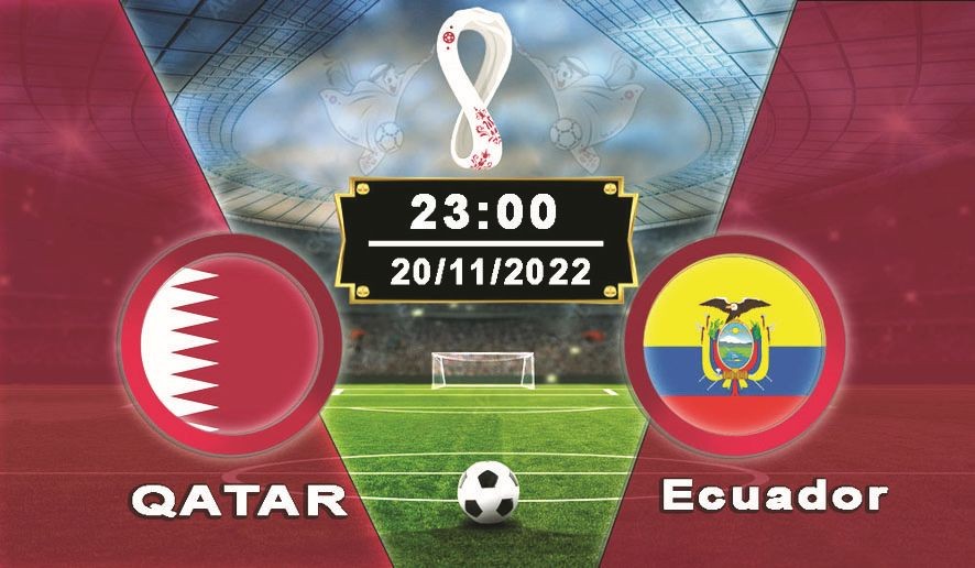 東道主卡塔爾對陣厄瓜多爾。（圖：互聯網）