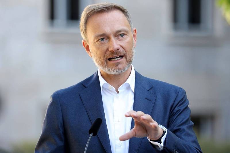 德國財政部長林德納。（圖：彭博社）