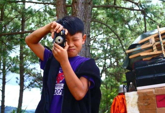 陳德生希望將來成為街頭藝術表演者。