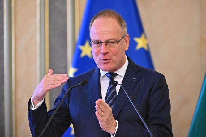 匈牙利區域發展與歐盟資金利用部長瑙夫勞契奇。（圖：AFP）