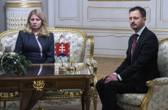 斯洛伐克總統蘇珊娜·恰普托娃（左）。（圖：Getty Images）