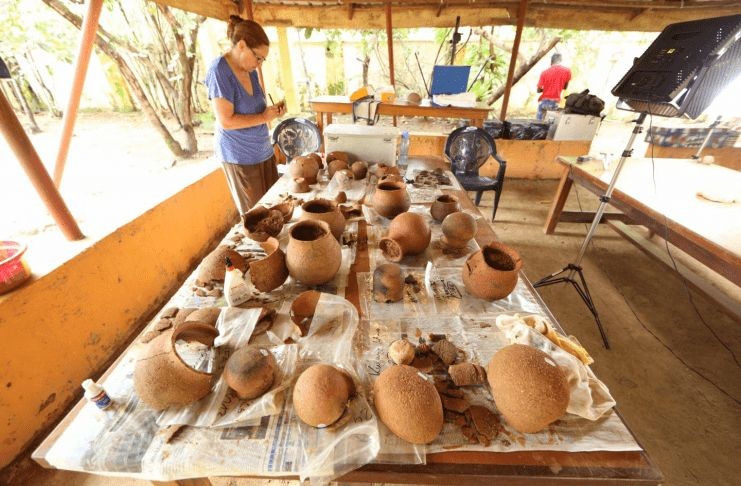 這一研究結果基於對陶器殘片的分析，表明了陶器傳統起源於中亞或西西伯利亞，而後被歐洲的狩獵採集者社群習得。（圖：UNIVERSITY OF BRISTOL）