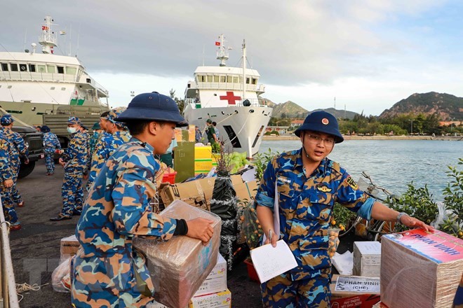 運送到長沙群島的年貨。