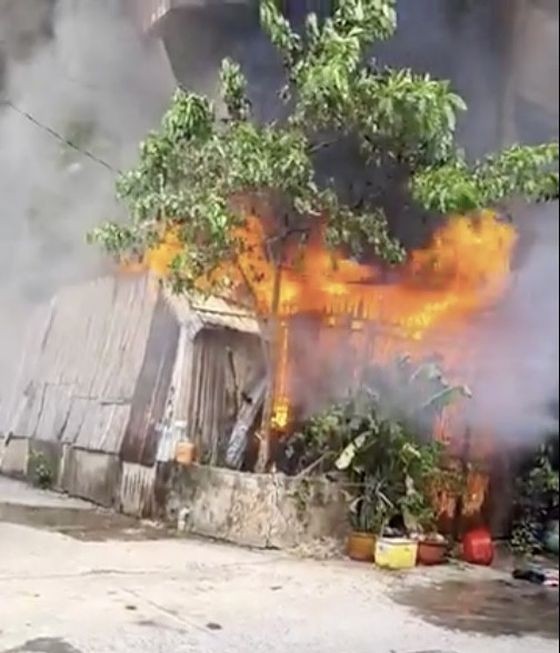 旧邑郡某住房失火