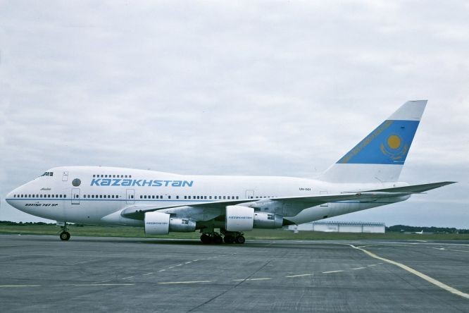 哈萨克斯坦航空的一架客机。（图：互联网）