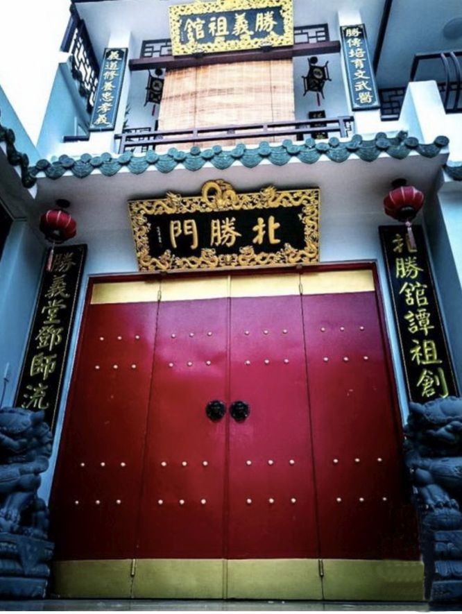 古香古色的胜义祖馆外貌。