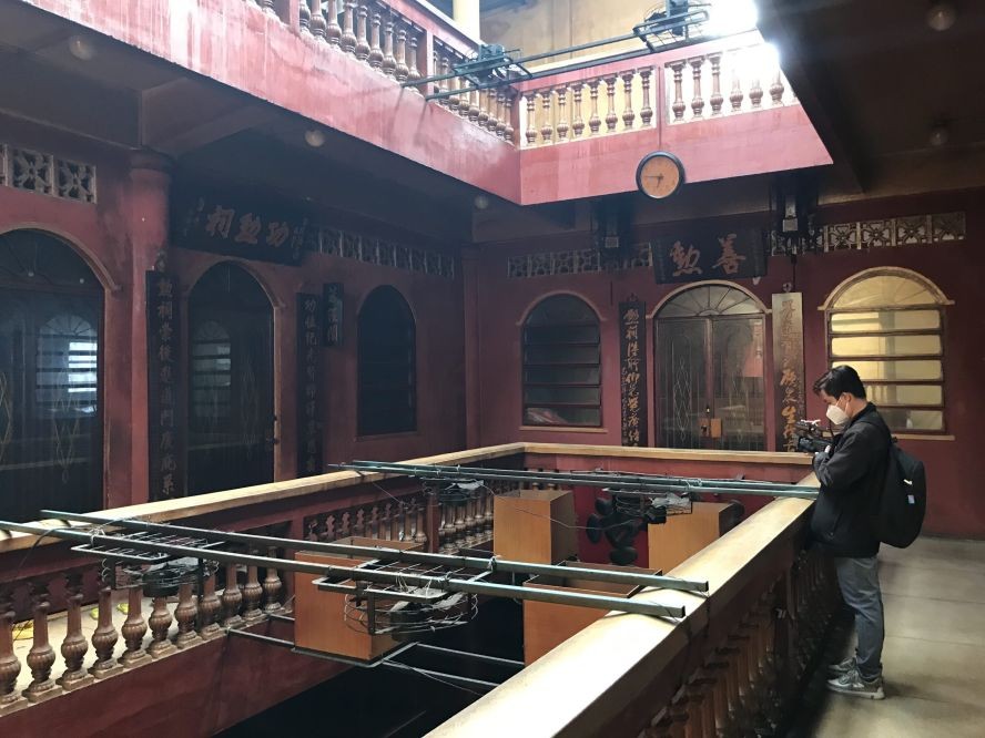 庆云南院内的建筑。