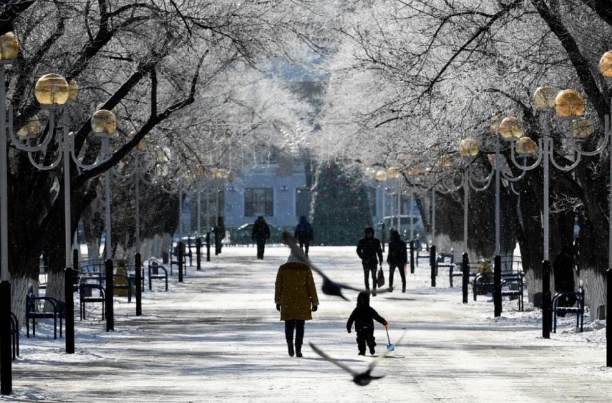 中亚多国近期将迎来极端严寒天气，最低气温或跌破零下43摄氏度。（图：互联网）