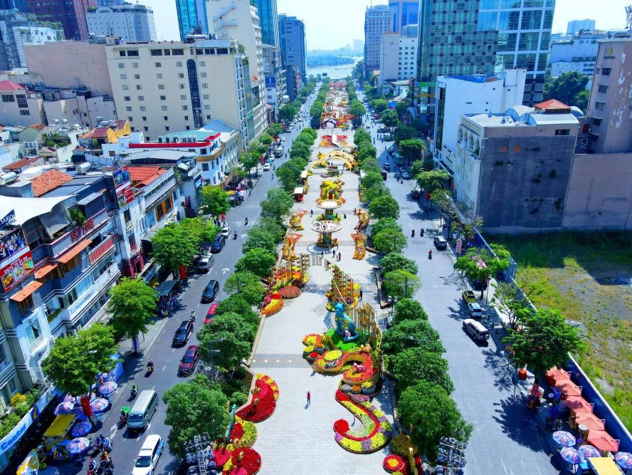 市阮惠春花街开放供市民参观。