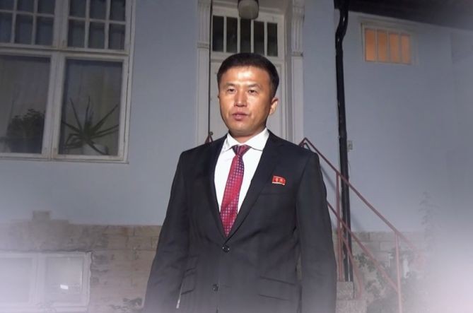 朝鲜外务省负责美国事务的局长权正根。（图：韩联社）