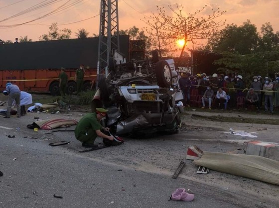 交通事故现场。