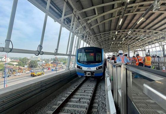 地铁1号线建设只剩下逾5%工作量。