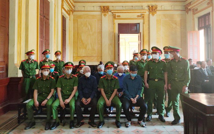 庭审现场。（图：阮光）