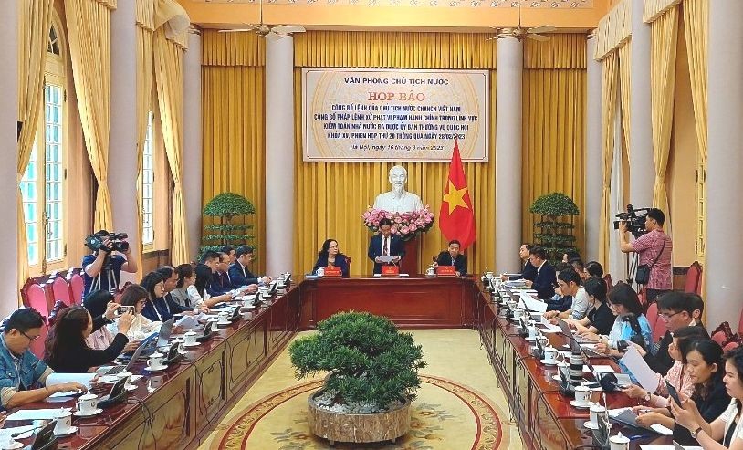 新闻发布会现场。（图：VGP）