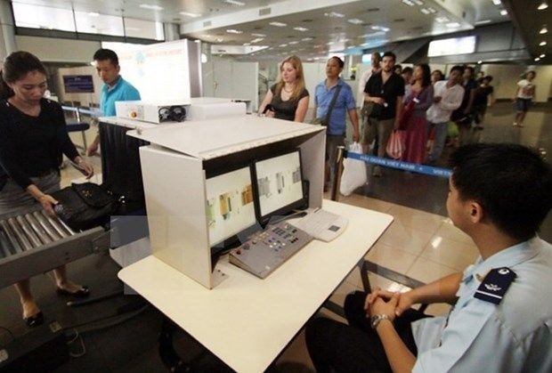 机场行李安检。（示意图：越通社）